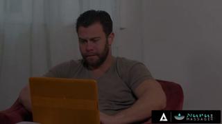 Hispanic hottie Liv gets forgiveness from noisy neighbor after nasty Nuru massage spunk fest