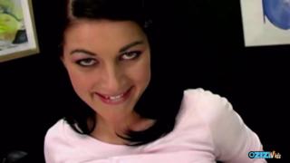 Deep-throated brunette Simone eagerly receives rough anal👌 sex and enjoys intense blowjob