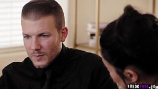 Codey Steele bangs hot mother-in-law Dana Vespoli in wild, lustful group sex escapade