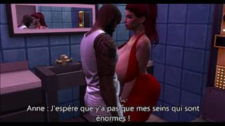 Sim 4 Couple Gets Down Dirty Behind Closed Bathroom Door - Episode 2