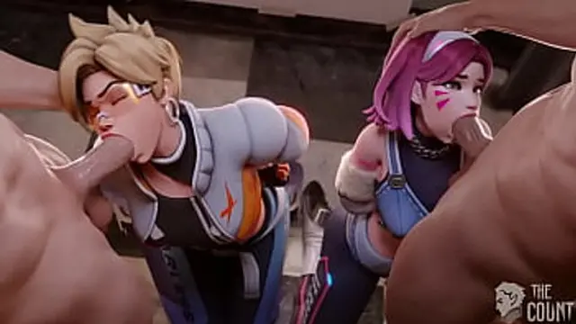 Two And Tracer Blowjob