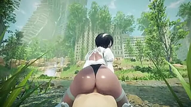Animated ass enjoys double creampie in kinky hentai scene