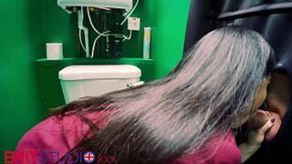 College Cutie Gets Blown At Gloryhole Spot