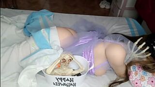 Blonde babe gets drilled by BBC, cums hard, and takes massive cock🍆 creampie