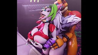 Roxxane's Raw Wolf Sex Session: NSFW FNAF Silent Siren's Forbidden Fantasies Unleashed
