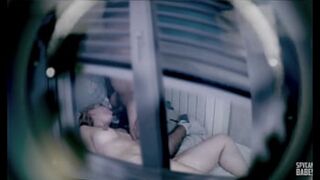 I caught my stepsister getting brutally pounded by her boyfriend on my mattress