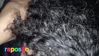 Thirsty babe gulps fox's cum at the erotic party