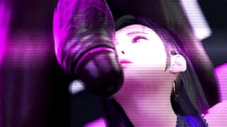 Black dude does it all to her while she films for her BF 3D anim sex with cum shots