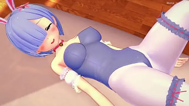 Rem gets dressed and prepares for some big cock🌭 action inside