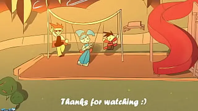 3D Hentai anime parody of My Life as a Teenage Robot &mdash;  60fps robot sex with friends &mdash;  big boobs &mdash;  cumshots &mdash;  blow job &mdash;  cream pie