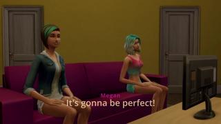 'Dirty Sims Orgy - The Mega F**k Fest - A Gangbang for Megan'