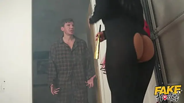 Fake Hostel - Party Girls Entertain Guest with a Threesome