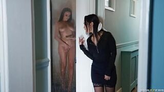 Maid Alyssia Kent & Alice Hernandez Get Massaged - XXX Experience at Brazzers; Discount with XVPROMO Code