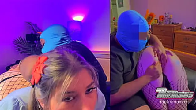 Snow Bunny PAWG devours cock🌭 after harsh spanking punishment