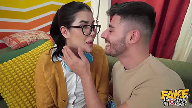 College Girl Gives In to Both Boys Simultaneously