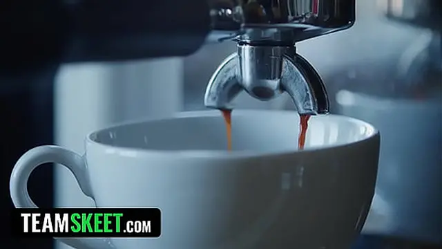 Sucking Off and Being Fucked by Her Step-boyfriend