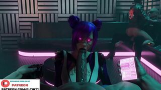 Neon Cyberpunk Whores Game Sex 4K
