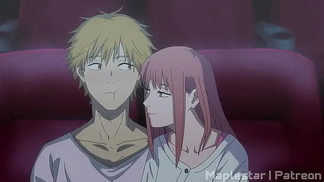 MAKIMA TEASES YOUR PENIS🍆 🍿 IN THE CINEMA