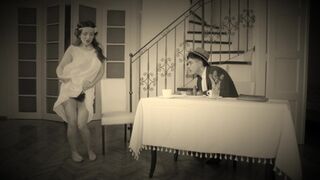 Racy Vixen's Vintage Booty Boogie. Sultry Stripper Gets Down Dirty in 1937