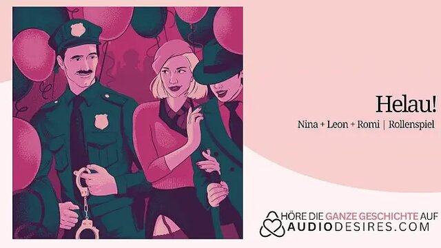 Hard Fisted Cop Gives Handcuffed slut an Erotic Audio Orgasm