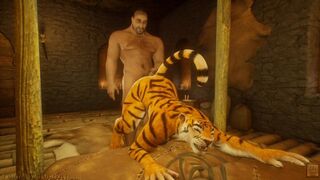 Karra's Whipped Tigress Sucked by  Massive Cock🌭