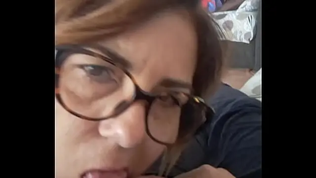 Jones strokes while Teresa licks milk from her lips like a temptress