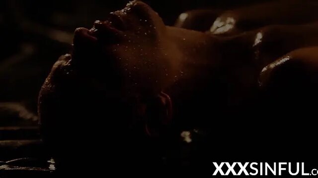 Sensual babe moans while getting fucked in missionary