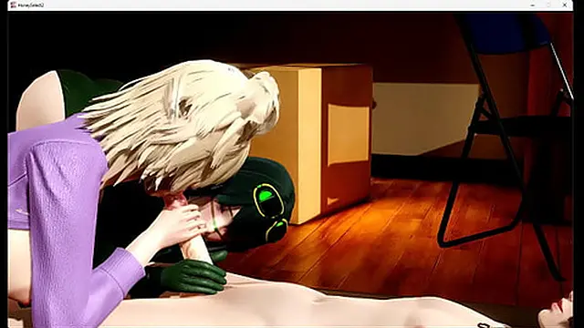 Boku No Hero Academia Hentai - Mitsuki Bakugo and Froppy indulge in mutual dick🍆 sucking and rubbing in a sandwich