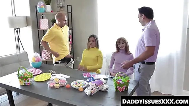 Naughty Katie Kush and Cecelia Taylor lick our dicks and balls