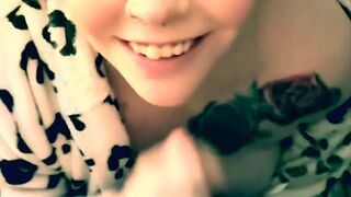 All smiles and cum shots