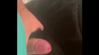 Caged & Collared in Black Downjacket – Blowjob —  Doggy & Cum Finish