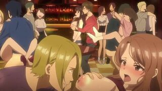 Perv Couples on Swinger Party: First Orgy with my Busty Colleague, Hentai