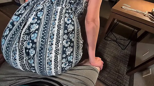 cute redhead grinds on cock