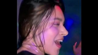 Hot Latina fucks hard on the nightclub