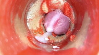 Camera in Vagina —  Cervix POV —  Tiny Cucked by Giant ‘Couple’ —  Cum in Pussy and Creampie - ASMR