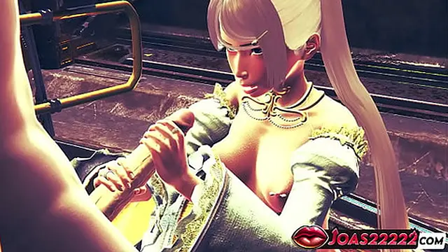 Rule34 Blue Hair Princess With Pierced Nipples – POV Blowjob & Handjob Fetish Service &mdash;  Tip Licking And Massive Cumshot Animation