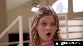 OUT OF THE FAMILY - Teen Coco Lovelock Squirts While Getting Fucked Hard By Her Stepbrother