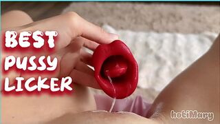 OMG!!!THIS PUSSY LICKER TOY EAT MY WET HORNY PUSSY