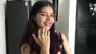 The curvy cutie shares my bed