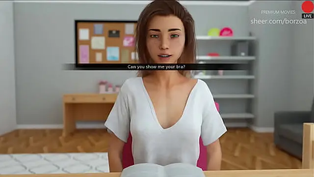 59 - I am watching my girlfriend masturbate through a webcam  She is almost get caught by milf  (Dubbing - Milfy City)