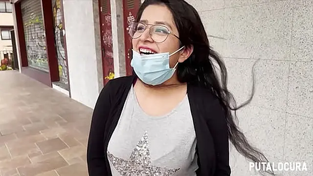 PutaLocura - Innocent busty chubby Dessy caught ending in very hot sex