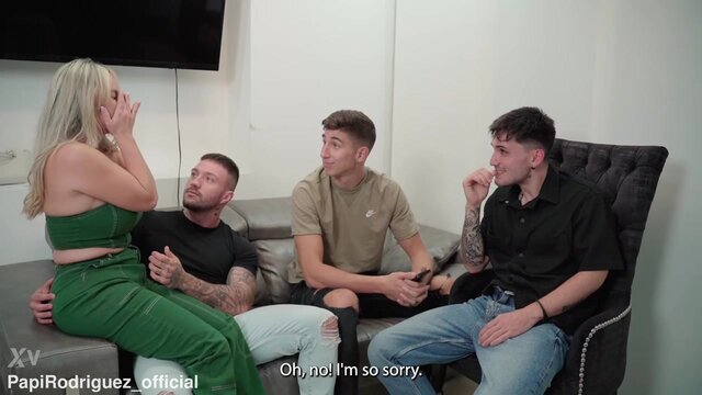 Hardcore gangbang with Tatiana Alvarez's blonde girlfriend