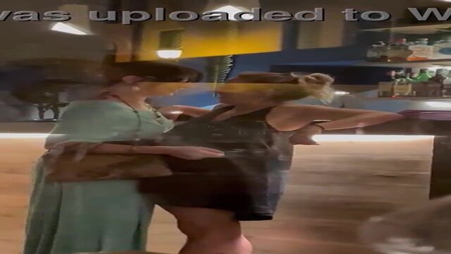 Public park Lesbian fingering session with friends