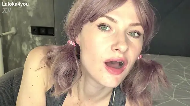 Amateur blonde beauty swallows his load after yoga