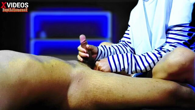 Neighbours help amateur teens get a hand job and suck their cocks before