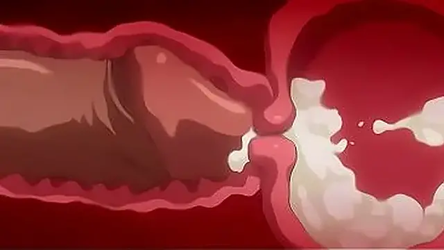 Massive cumshot in explicit Hentai