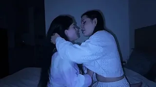 Stepsister and girlfriend lick each other's wet pussies in a hot homemade