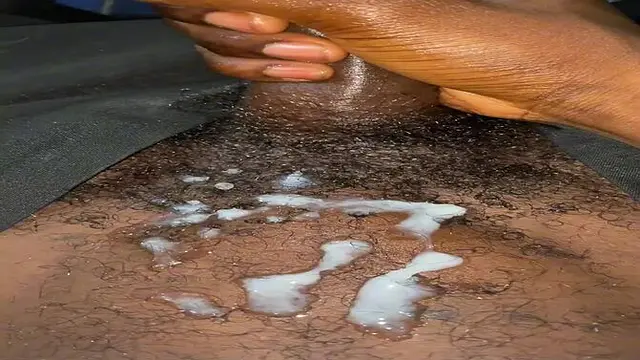 Huge cocksqueezing cumload from hung college teen