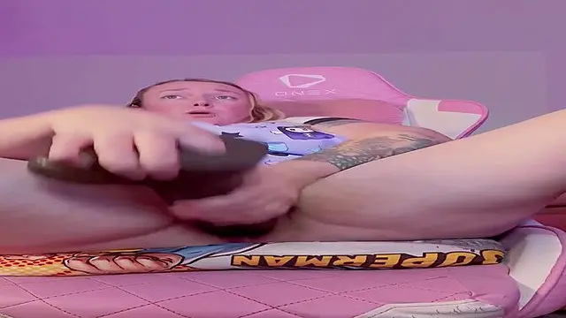 Hairy vixen's wet pussy filled with cum