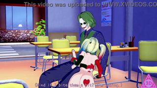Harley Quinn's Horny🥵 Blowjob and Handjob Frenzy Ends in Uncensored Cumshot Frenzy